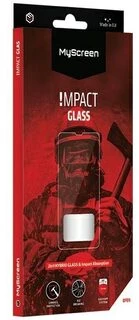 MyScreen MS ImpactGLASS iPhone 13/13 Pro 6.1″ juodas smūgiams atsparus hibridinis stiklas 8H