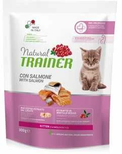 Natural Trainer Cat Kitten lašiša kačiukams su lašiša 0.3kg