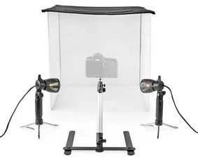 Objektyvas Nedis LED fotostudijos rinkinys 40 x 40 cm | 6500 K | Sulankstomas
