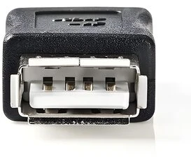 Adapteris NEDIS USB Type A F, USB Type A F, juodas