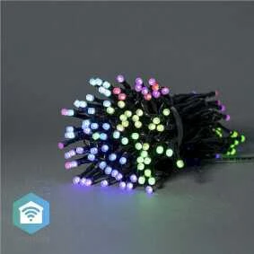 Nedis SmartLife dekoratyvinė LED Wi-Fi RGB juosta, 168 šviesos diodai, 20 m, Android™ / IOS