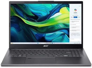 Nešiojamas kompiuteris ACER NTB Aspire 15 (A15-61M-R7QD), R7-8840HS, 15,6" FHD, 16 GB, 1 TB SSD, Radeon 780M, W11H, pilkas