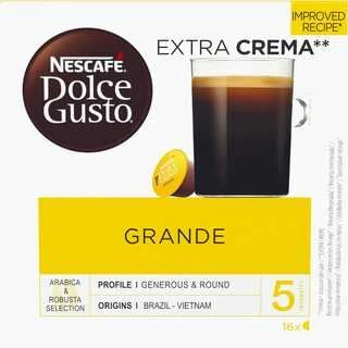 Kavos kapsulės NESCAFE DOLCE GUSTO GRANDE, 16 vnt.
