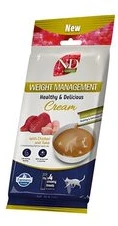 FARMINA N&D Quinoa Cat Weight Management Kreminis with vištiena & Tuna box – skanėstas katei – 4x15g