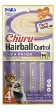 INABA CHURU HAIRBALL tunas - skanėstas katėms - 4x14g (56g)