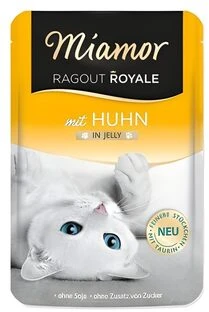 FINNERN GmbH end Co. KG Miamor Ragout 100g konservai katėms su vištiena maišelyje