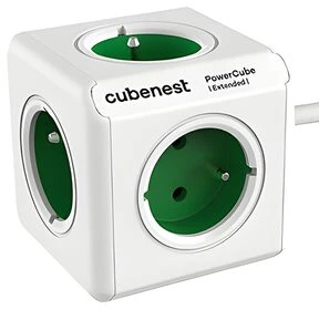 Nezatříděno Cubenest - PowerCube, 1,5 m, prailgintas, žalias, POWERCUBE, 5 lizdai