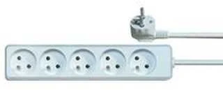 Nezatříděno Emos 5 lizdas iš / ant 2m / H05V-F 3G1 / balta (P0512)