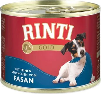 RINTI Gold fazanas – drėgnas ėdalas šunims – 185g