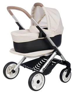 Vežimėlis lėlėms 3in1 Smoby Maxi-Cosi smėlio spalvos