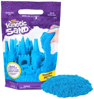 Spin Master Kinetic Sand Kinetinis smėlis - spalvotas maišelis 900 g - mėlynas (20107736)