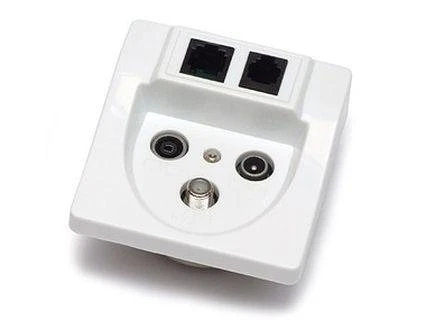 TST GALUTINIS LIZDAS GAR-SAT/2RJ R-TV SAT+RJ45+RJ11