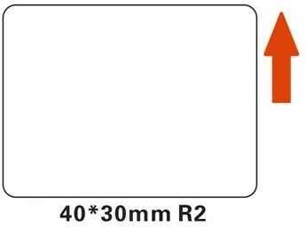 Terminės etiketės NIIMBOT T40*30-230 Baltos spalvos