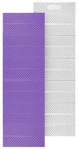 Nils Extreme NC17103 Sulankstomas turistinis kilimėlis su aliuminio pagrindu + XPE 195 cm Violetinė NILS CAMP