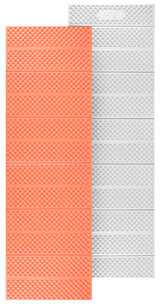 Nils Extreme NC17103 Sulankstomas turistinis kilimėlis su aliuminio pagrindu ir XPE 195 cm oranžinė NILS CAMP