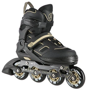 Riedučiai Nils Extreme NA14174 juodi-smėlio sp. - PU76 mm/82A (M 35-38)