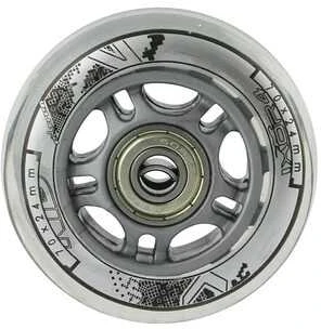 PU 70x24 82A SKAIDRUS (4 vnt.) + ABEC-7 (8 vnt.) RINKINYS NILS EXTREME