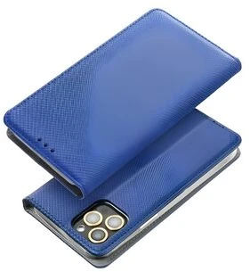 Išmanusis knygos tipo dėklas Smart Magnet, skirtas Xiaomi Poco M5, mėlynos spalvos