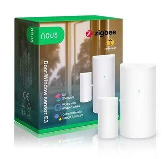 Išmanusis durų/langų jutiklis E3, ZigBee, TUYA / Smart Life, NOUS
