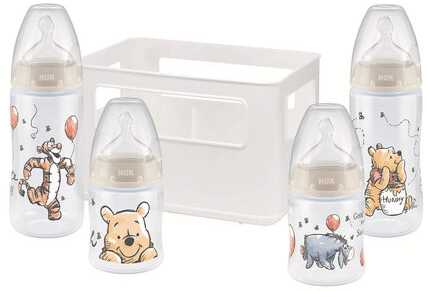 NUK starto rinkinys, buteliukai 2x 150ml 2x300ml 0-6 mėn.