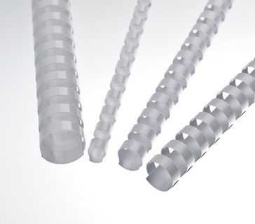 Oem Eurosupplies Plastikinės nugarėlės 14 baltos spalvos