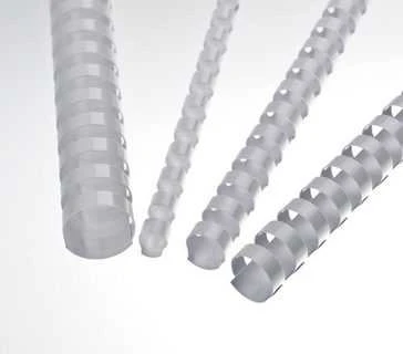 Baltos plastikinės įrišimo spiralės