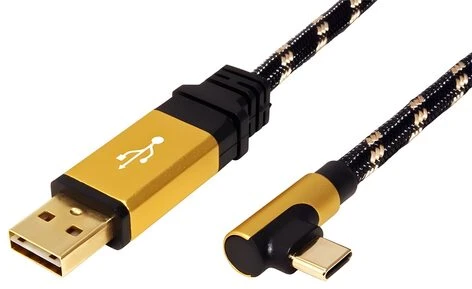 Oem Roline USB-A – USB-C USB laidas, 1,8 m juodas (11.02.9061)