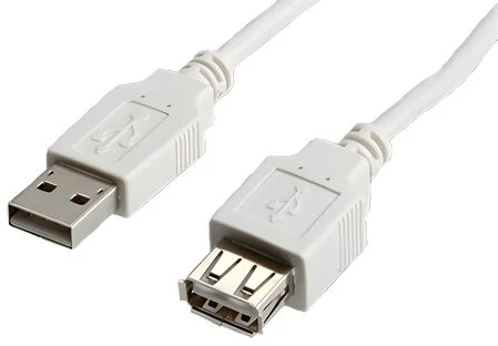 VALUE USB 2.0 kabelis, A - A, V/F 3 m, 3 m, USB A, USB A, Kištukas/Lietuvis, 0,48 Gbit/s, Baltas