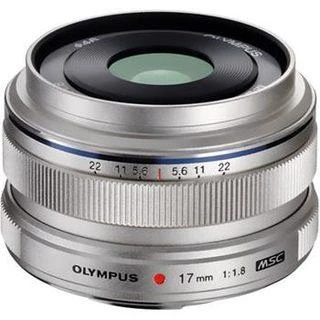 Objektyvas Olympus M.Zuiko Digital 17mm f/1.8, sidabrinis