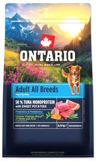 Ontario Adult All breeds Monoprotein kalakutiena & Sweet potatoes 0,75kg
