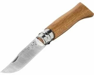 Opinel peilis Nr.8 ąžuoline rankena dėžutėje