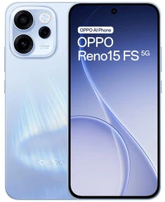 Išmanusis telefonas Oppo Reno15 FS 5G Dual Sim 8GB RAM 512GB - Aurora Mėlyna