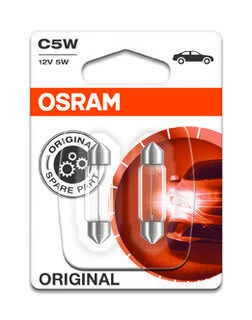 Osram lemputė, C5W, 5W, SV8,5-8, 6418-02B, DUO