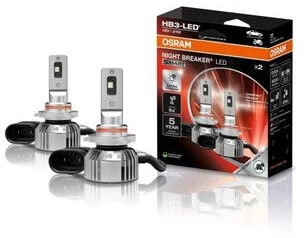 Osram Night Breaker išmaniosios HB3 LED automobilių lemputės – patvirtintos ECE