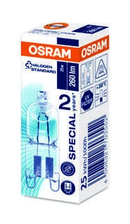 Lemputė Osram Halogeninė 2700 °K G9 25 W 260 lm