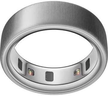 Išmanusis žiedas Oura Ring 4 | 14 dydžio, šlifuoto sidabro spalvos