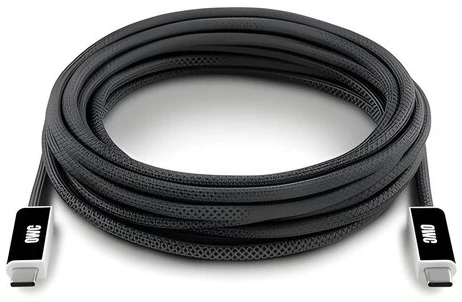 OWC Thunderbolt 4 USB4 4.5m optinis juodas