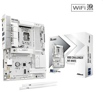 Pagrindinė plokštė Asrock B860 Challenger WiFi Baltas Intel B860 LGA 1851 (Socket V1) ATX