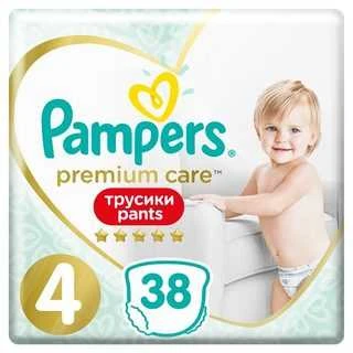 Sauskelnės-Kelnaitės PAMPERS Premium Pants, Value Pack,4 dydis, 38 vnt.