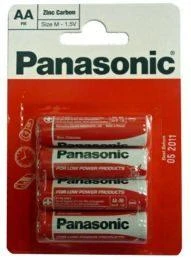 Panasonic AA cinko anglies elementų pakuotė