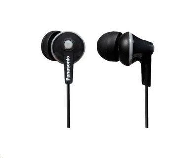 Įstatomos į ausis Ausinės Panasonic  RP-HJE125E-K, Juodos
