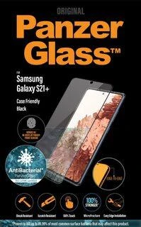 Panzer Glass PanzerGlass | Samsung | Galaxy S21+ serija | Antibakterinis stiklas | Juodas | Patogus dėklui, suderinamas su ekrane esančiu pirštų atspaudų skaitytuvu | Ekrano apsauga nuo pirštų atspaudų