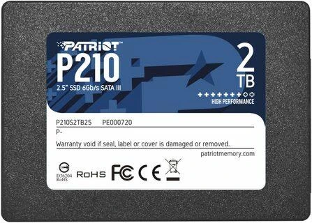 PATRIOT P220 SSD 2TB SATA 550/500MB/s