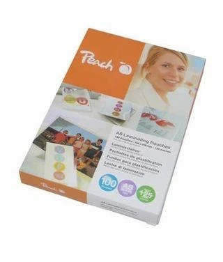 Peach Persikų laminavimo maišelis A5, 125 mikrofonai, 100 vnt (510321)