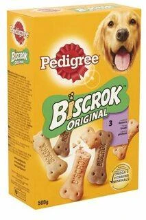 Sausas Šunų Maistas - Pedigree Biscrock Original 500 G