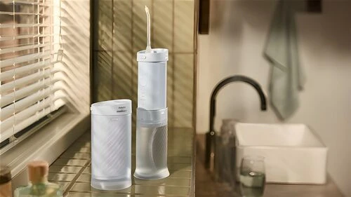 Burnos irigatorius Philips Sonicare Compact Flosser 1000 HX3333/24, mėlynas