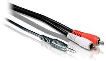 Laidas PHILIPS 3.5mm M, 2xRCA M, 1.5m, juodas SWA2527W/10