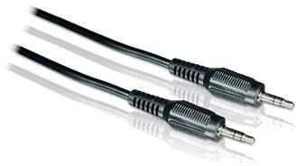 Laidas PHILIPS 3.5mm M, 3.5mm M, 3m, juodas SWA2533W/10
