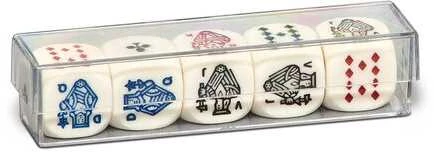 Pokerio kauliukai (16 mm) PIATNIK