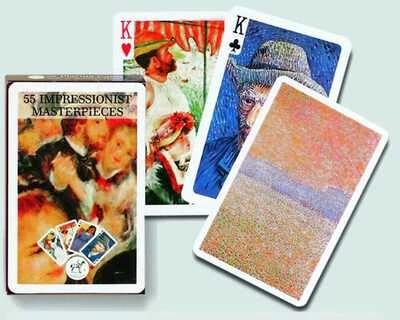 PIATNIK Žaidimo kortos “Impressionist Masterpieces“